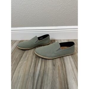 Patara Seeker Slip-On Shoes Mens 11 Lightweight Comfort Green Canvas Coastal